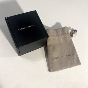 David Yurman ring case and protector bag.